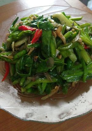 Foto resep Tumis genjer super pedas