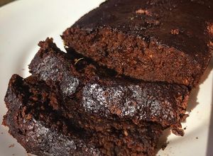 Una foto de Budín choco-café saludable súper húmedo