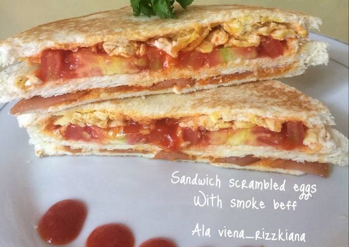 Sandwich telur #BikinRamadanBerkesan foto resep utama