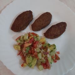 A picture of Chicken Keema Kakori Kebabs.