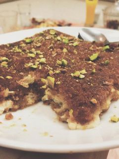 صورة لوصفة الكنافة الكذابة