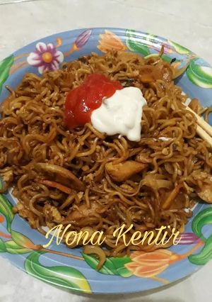 Foto resep Mie Telor orak arik ala Nona Kentir