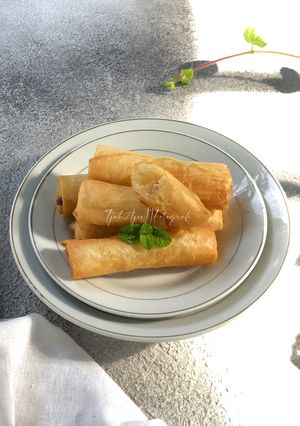 Foto resep PisJu (Pisang Keju) Lumpia~Kriuknya nagih bikinnya gampang
