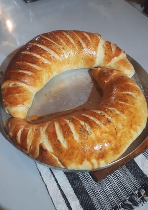 Foto de Pão caseiro de calabresa com queijo