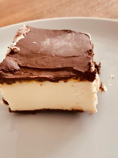 Una foto de Tarta de queso con chocolate