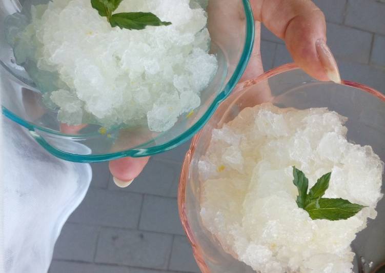 🍋granita al limone🍋