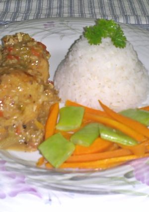 Una foto de Albóndigas de pollo