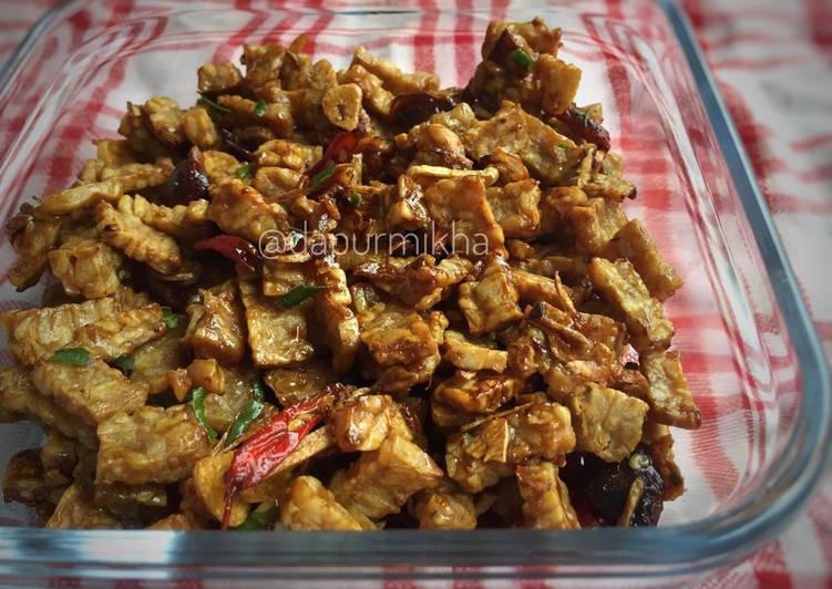 Cara mudah Menyiapkan Kering Tempe Diah Didi yang Enak Banget
