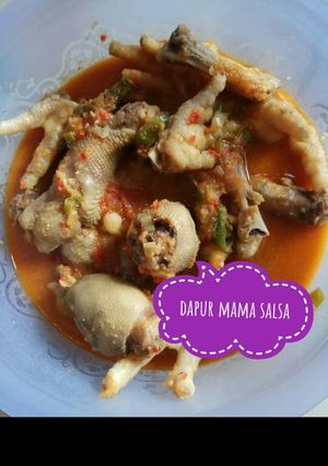Foto resep 6. Krengsengan Ceker dan Kepala Ayam