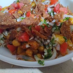A picture of Chana chaat.
