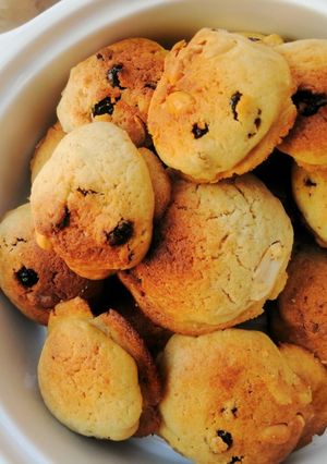 Raisins cookies ainihin hoton girkin