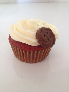 Una foto de Cupcakes terciopelo rojo (Red Velvet)