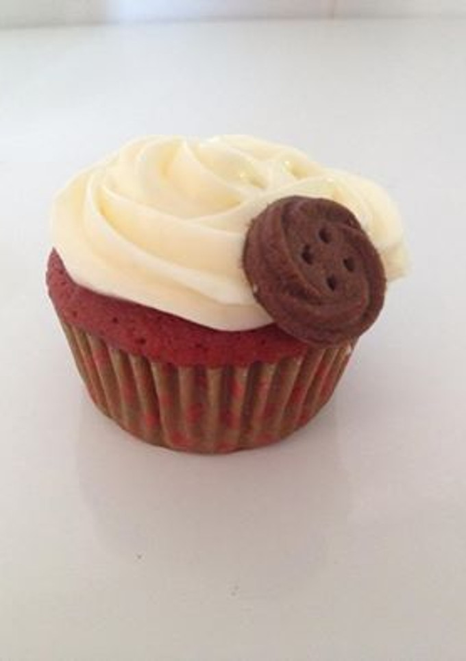 Una foto de Cupcakes terciopelo rojo (Red Velvet)