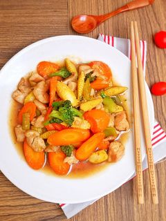 Foto resep Tumis Sayur Ayam Madu