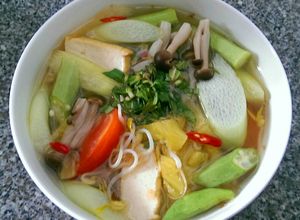 Hình của món Canh Chua Chay.