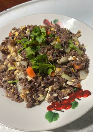 รูปของ ข้าวกล้องผัดไข่ คลีน