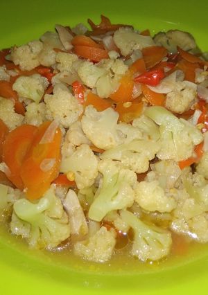 Foto resep Tumis kembang kol wortel