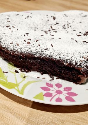 Une photo de Gâteau au yaourt au cacao