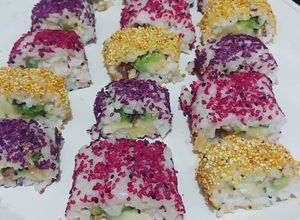 Una foto de Sushi dulce