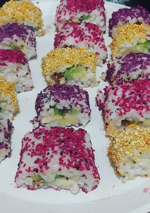 Una foto de Sushi dulce