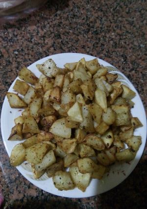 صورة لوصفة البطاطس المكموره المقليه