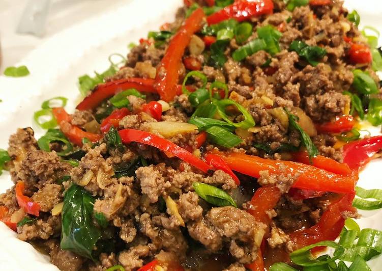 Recipe of Award-winning Thai Basil Beef