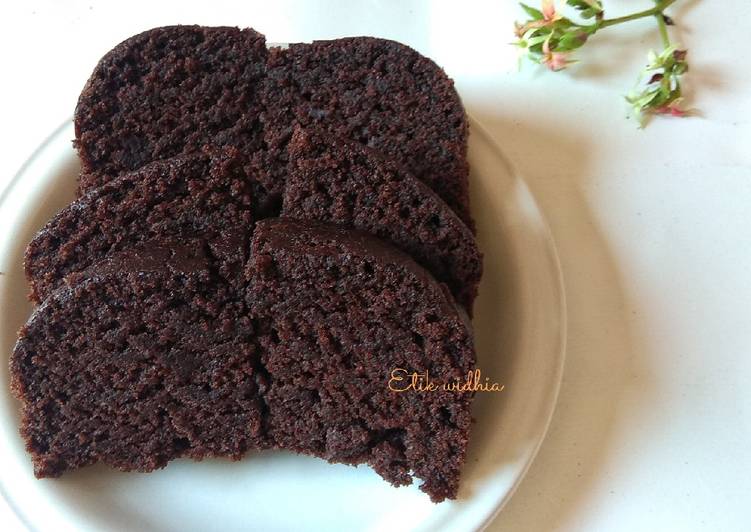 Cara Gampang Membuat Eggless Chocolate Cake Anti Gagal