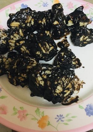 صورة لوصفة ليزي كيك طعمه لذيذ بدون بيض 😋