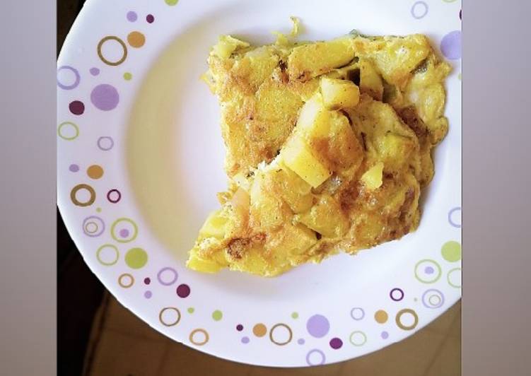 Spanish potato omelette