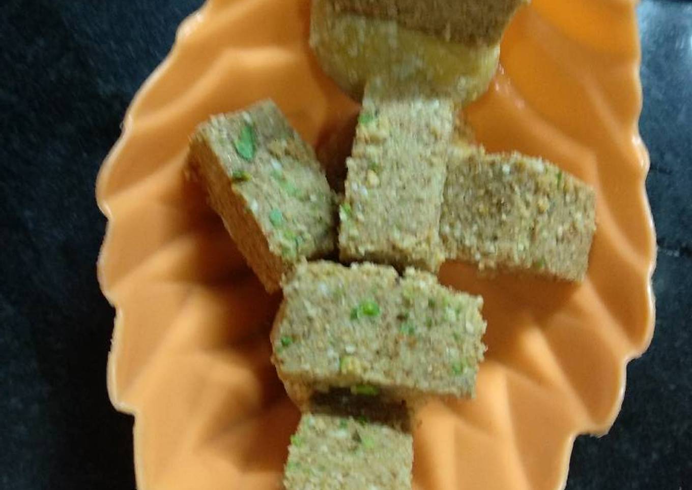 Chikki made by post Dana and jaggery