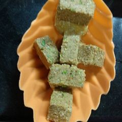 A picture of Chikki made by post Dana and jaggery.