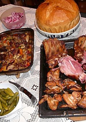 Mátraballai kemencés bőségtál recept fotója