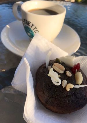 Una foto de Mini magdalenas de café sin azúcar