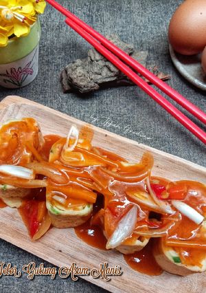 Foto resep Telur Gulung Asam Manis