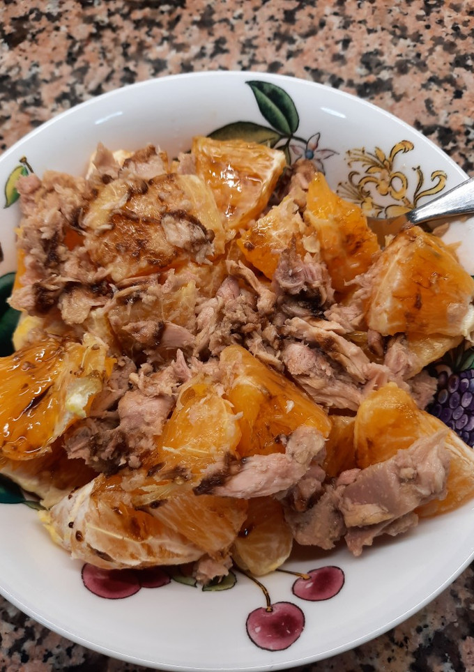 Una foto de Remojón de naranja