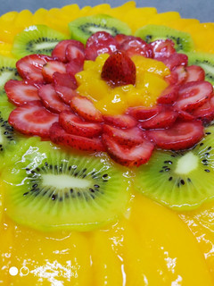 Una foto de Tarta frutal con chantilly