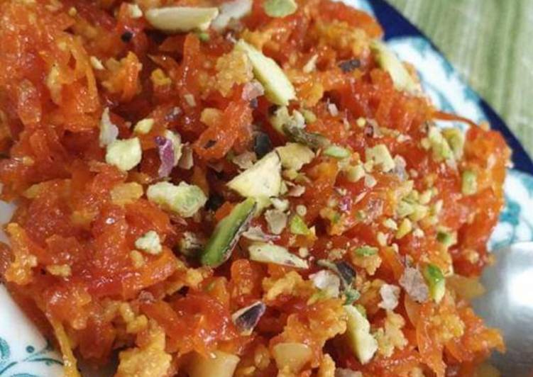 Steps to Make Super Quick Homemade Instant microwave gajar ka halwa