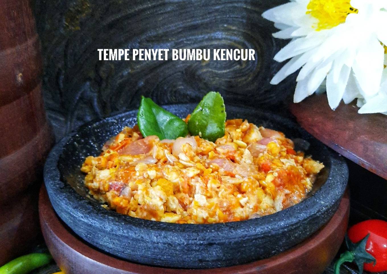 Tempe Penyet Bumbu Kencur