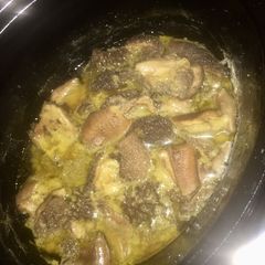 A picture of Mogodu dish.