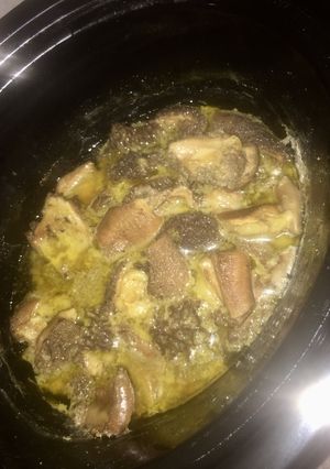 A picture of Mogodu dish.