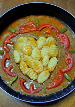 صورة لوصفة صينية كفتة وبطاطا