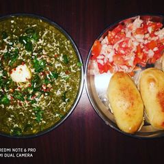 A picture of Iron Rich Green Pau Bhaji.