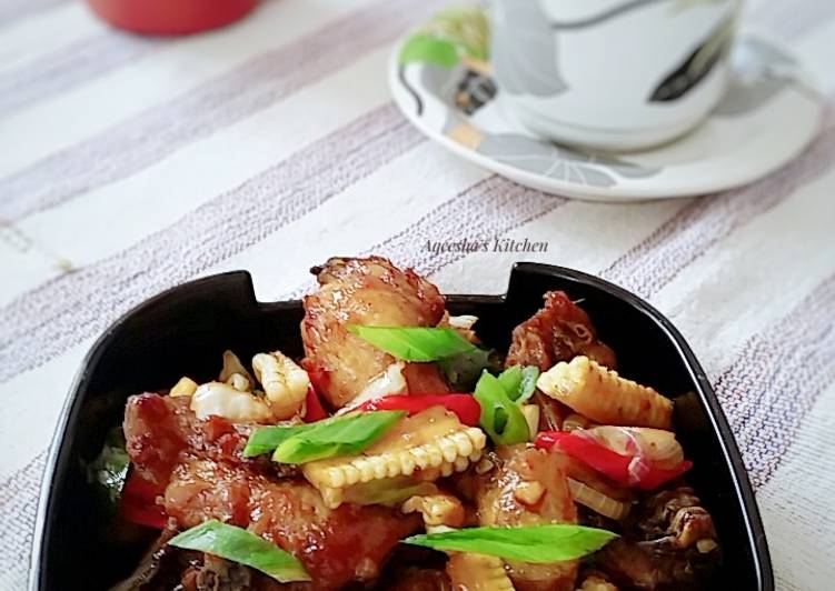 Cara memasak Ayam Goreng Saus Bulgogi Lezat