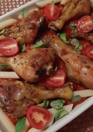 Mediterrán csirke recept fotója