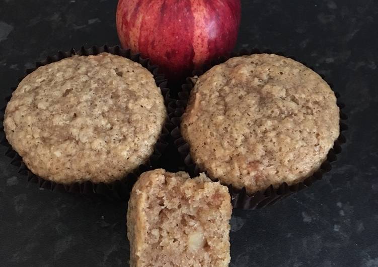 Recipe of Quick Eggless Apple muffins