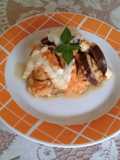 Lasaña vegetal con berenjena con queso al horno 🍆🧀