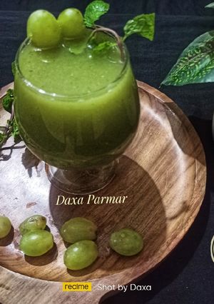 A picture of Green Grapes Juice.
