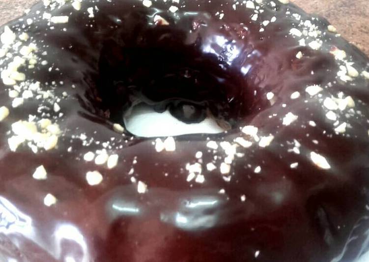 Cobertura de chocolate brillate /comida de Marruecos