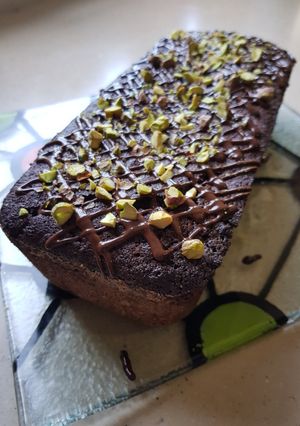 Una foto de Budín integral de cacao y naranja