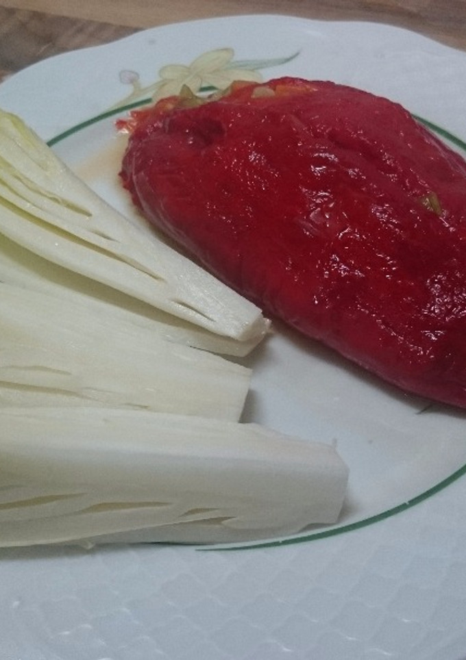 Una foto de Pimientos rellenos de carne y verduritas